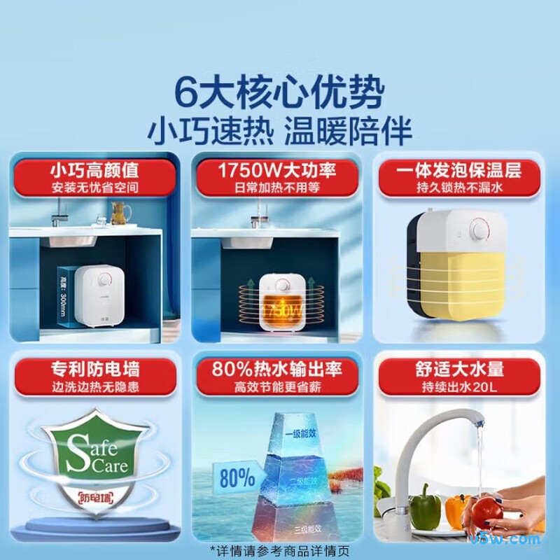 海尔LEC5DA电热水器图片