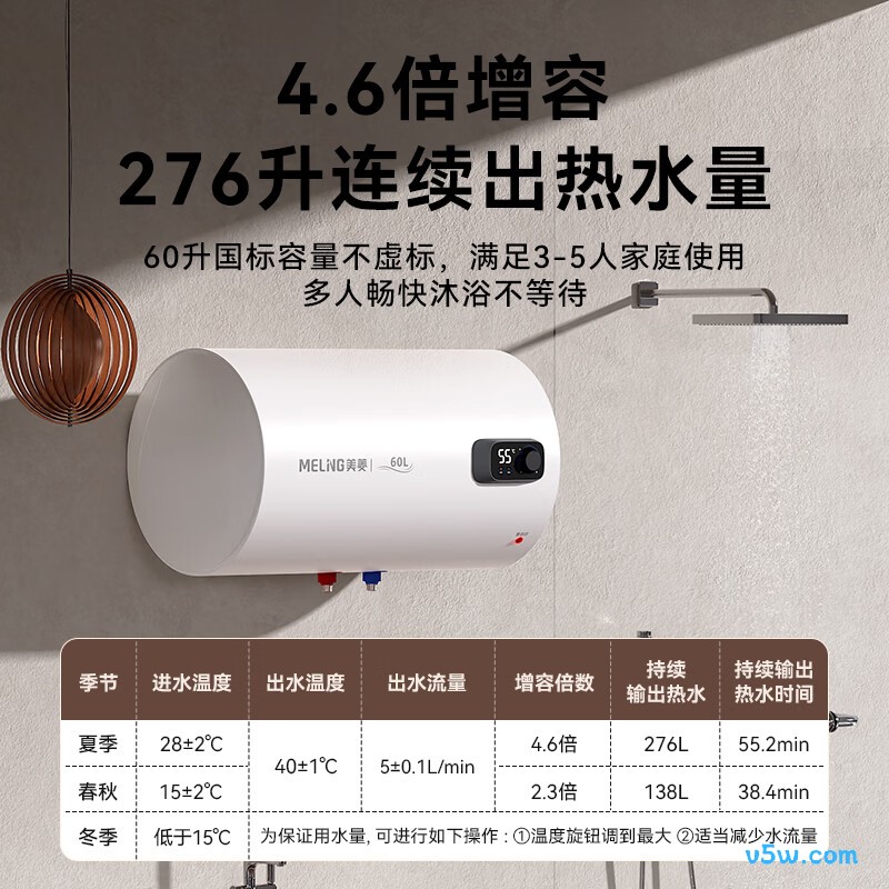 美菱560G电热水器图片