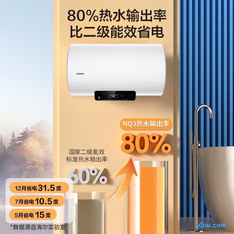 海尔LEC5001H-NQ3电热水器图片