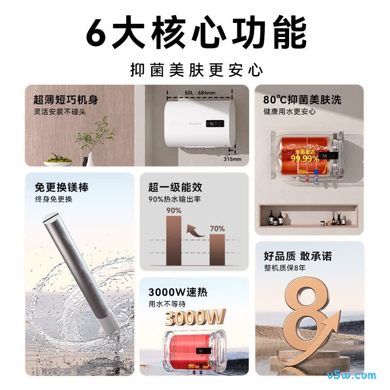 美菱BD05319电热水器图片