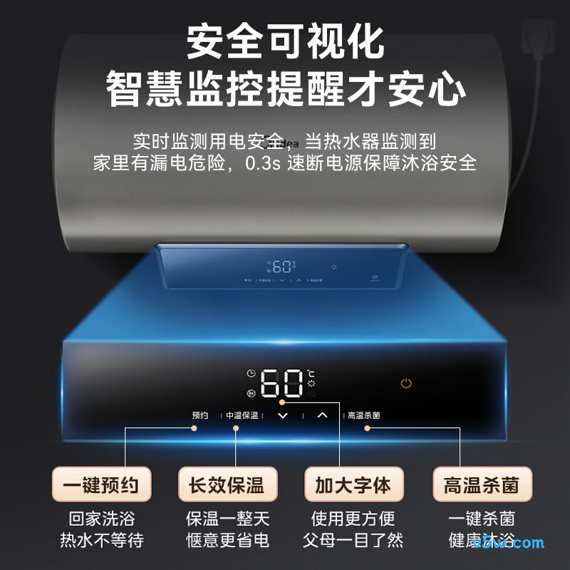 美的F8021-YP2(HEY)电热水器图片