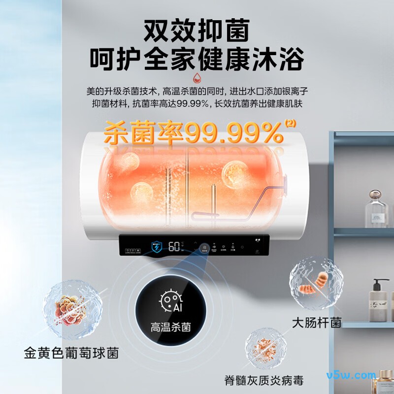 美的F8033-ZE6S电热水器图片