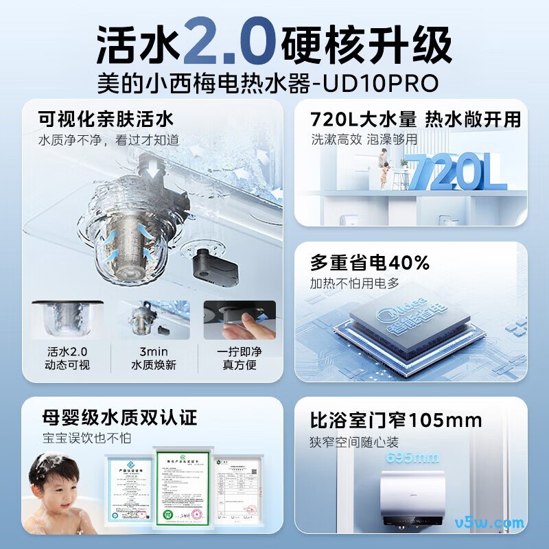 美的UD10PRO电热水器图片