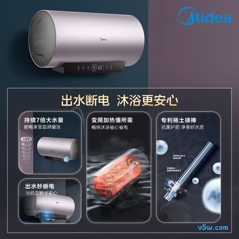 美的F6033-ZE8S电热水器图片