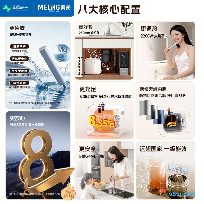 美菱MC-T6电热水器图片