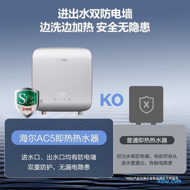 海尔85AC5电热水器图片