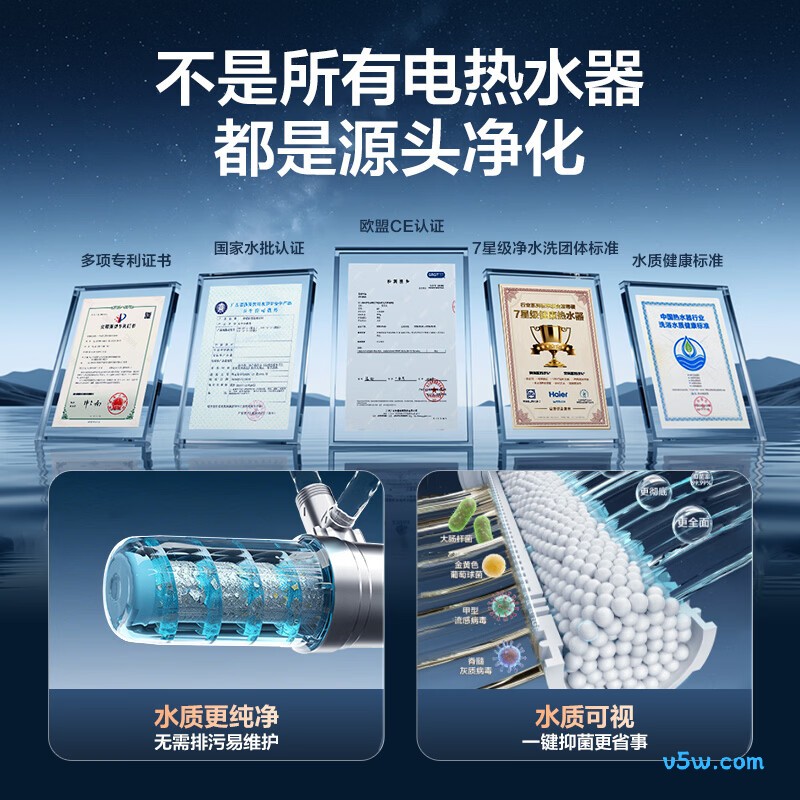海尔DR7电热水器图片