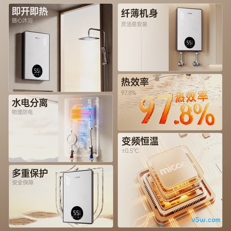 四季沐歌DSK-H70-M3S5电热水器图片