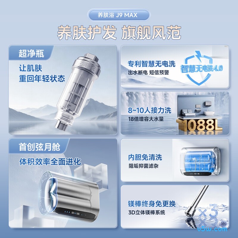 万家乐J9MAX电热水器图片