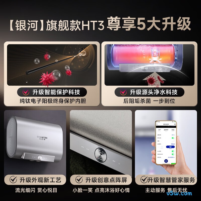 史密斯HT3电热水器图片