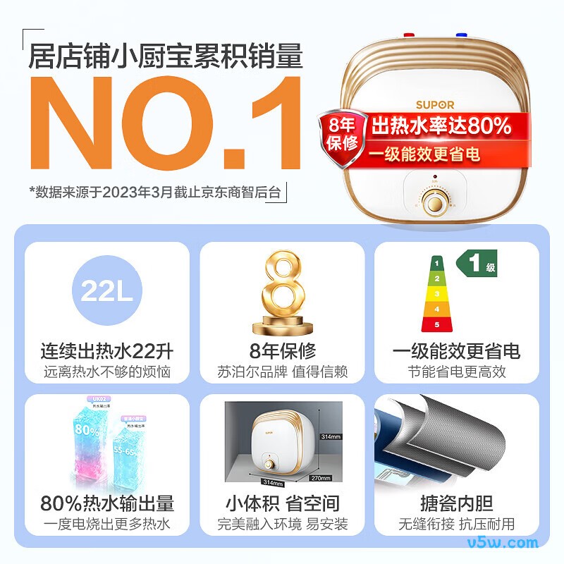 苏泊尔E06-UK02电热水器图片