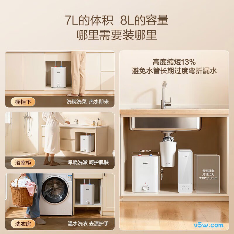 海尔EC8FA电热水器图片