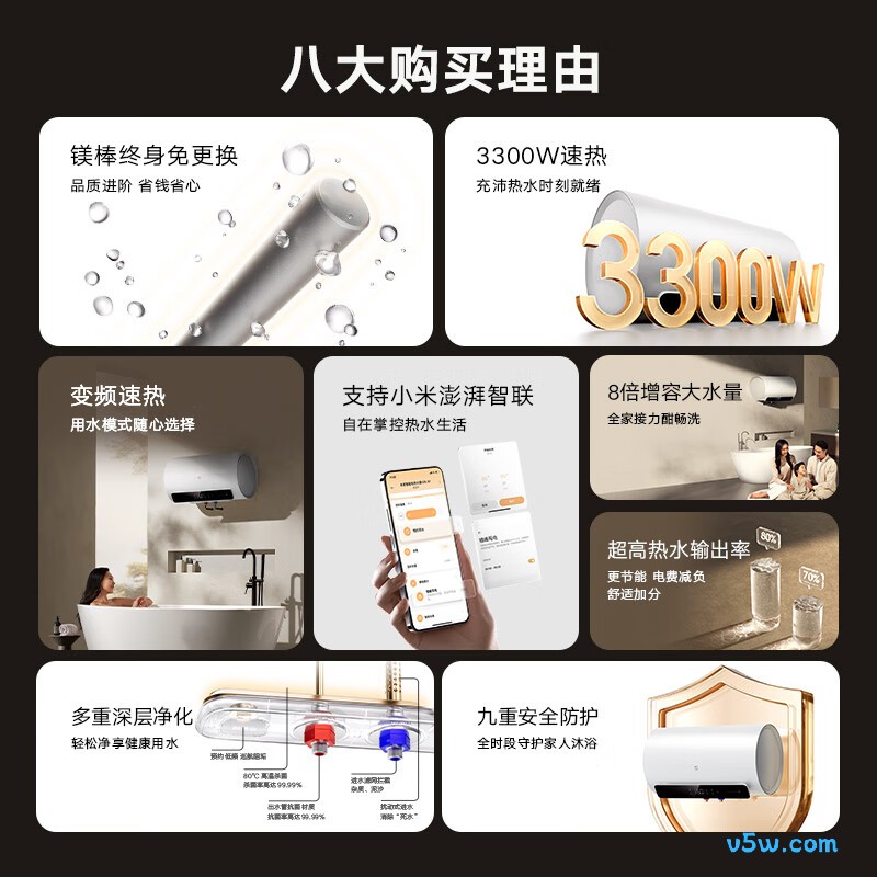 小米MJ03电热水器图片