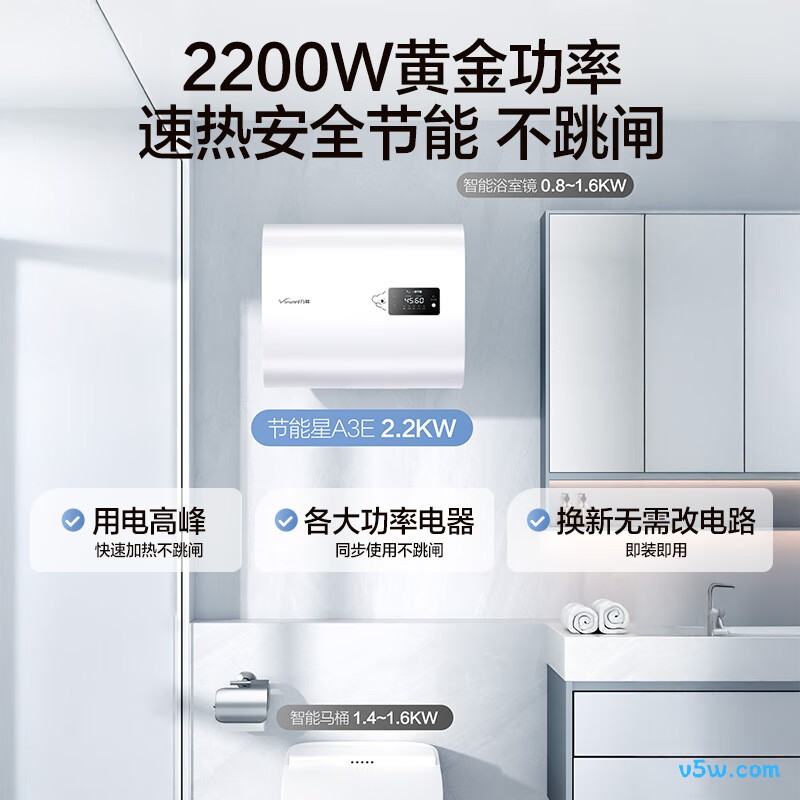 万和A3E电热水器图片