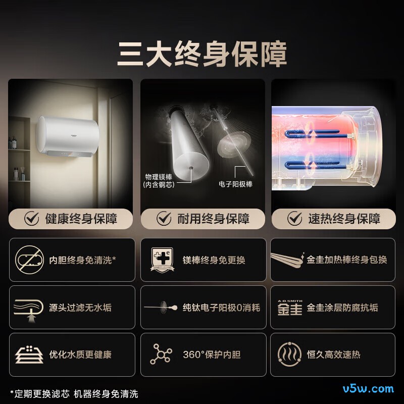 史密斯JC3-B电热水器图片