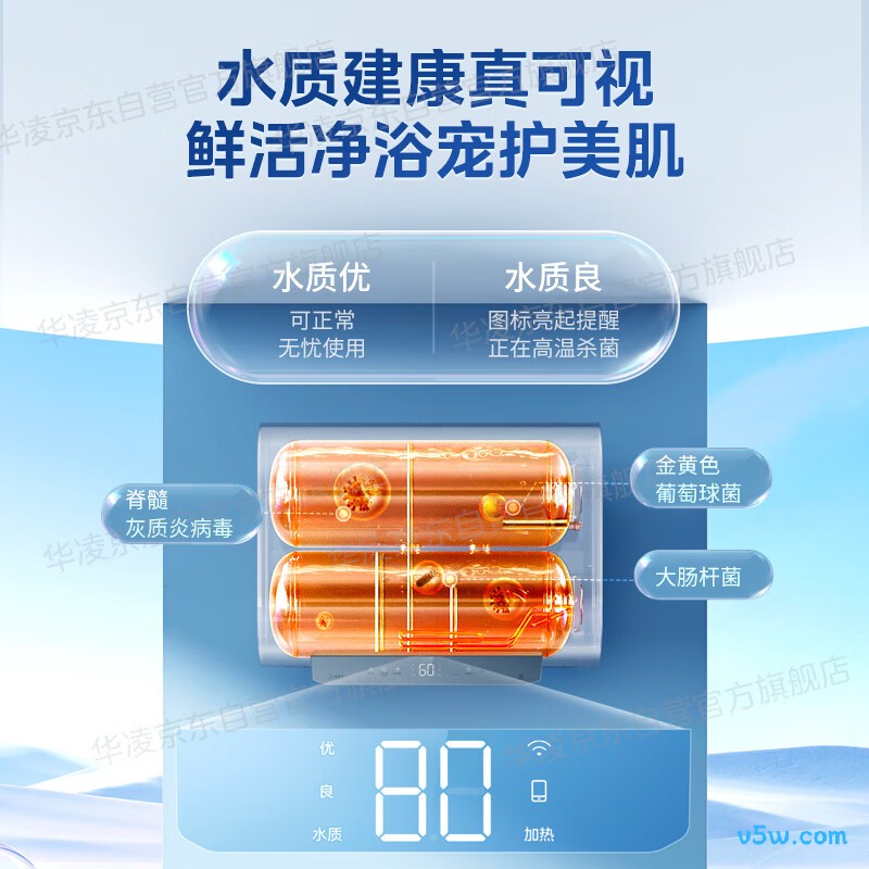 华凌F6033-BK3(HE)电热水器图片