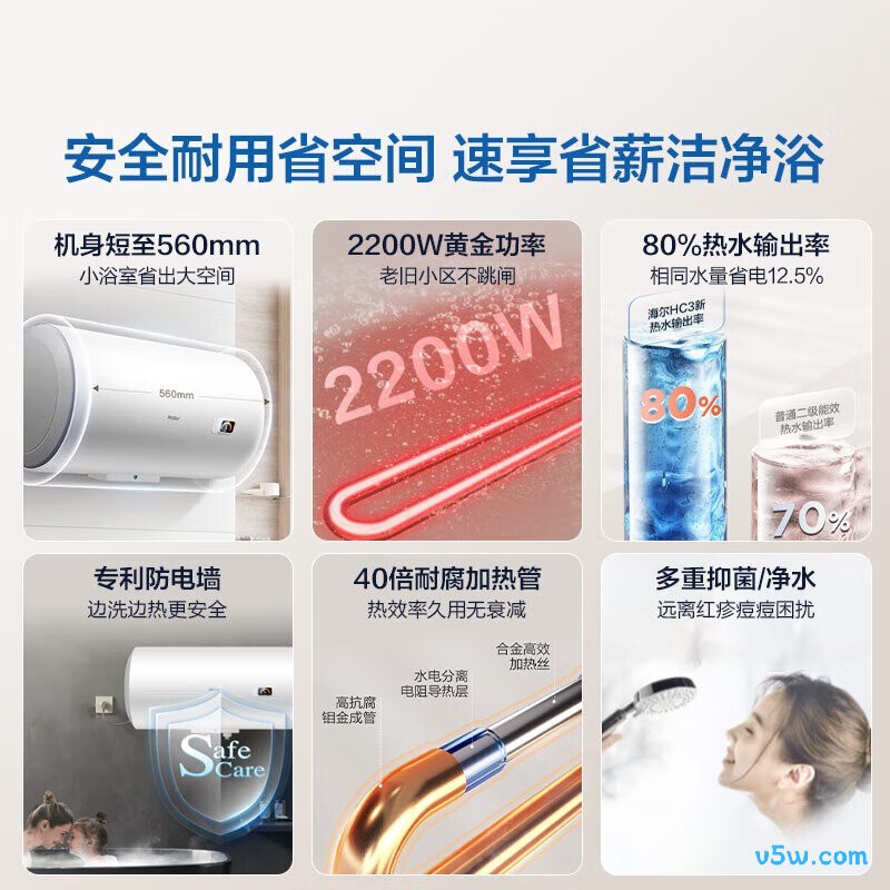 海尔HC3新电热水器图片