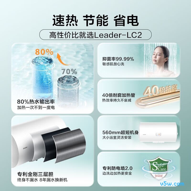 海尔LC2电热水器图片