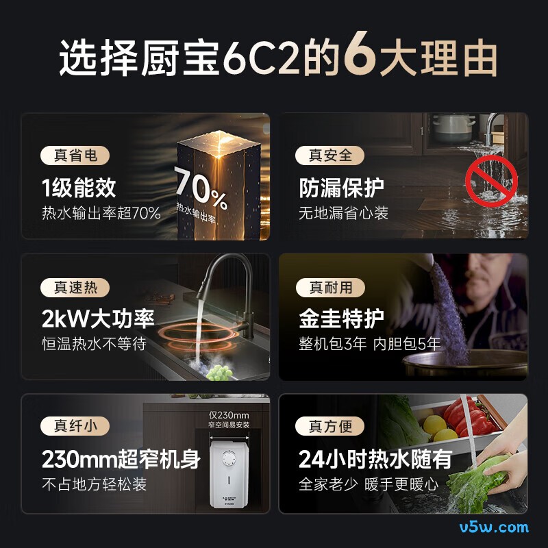 史密斯EWH-6C2电热水器图片