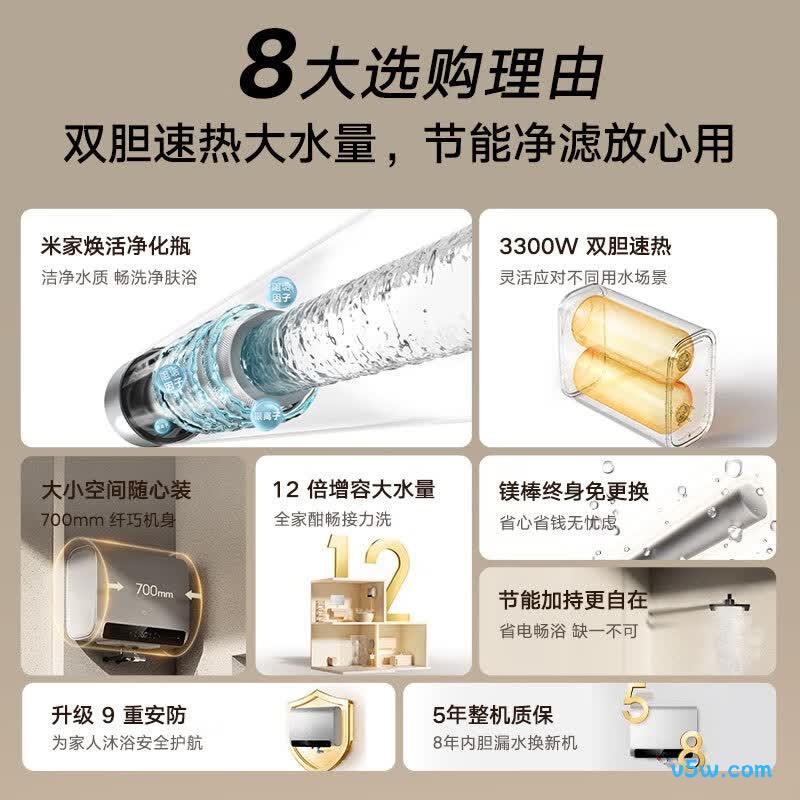 小米MJ02电热水器图片