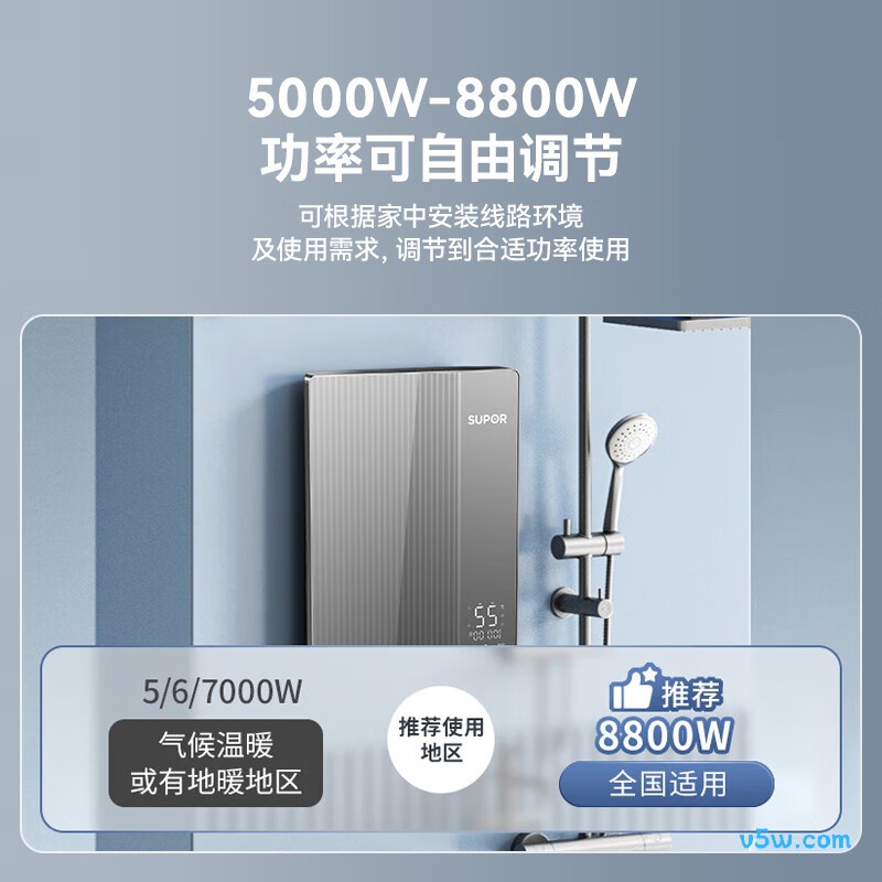 苏泊尔ZR06电热水器图片