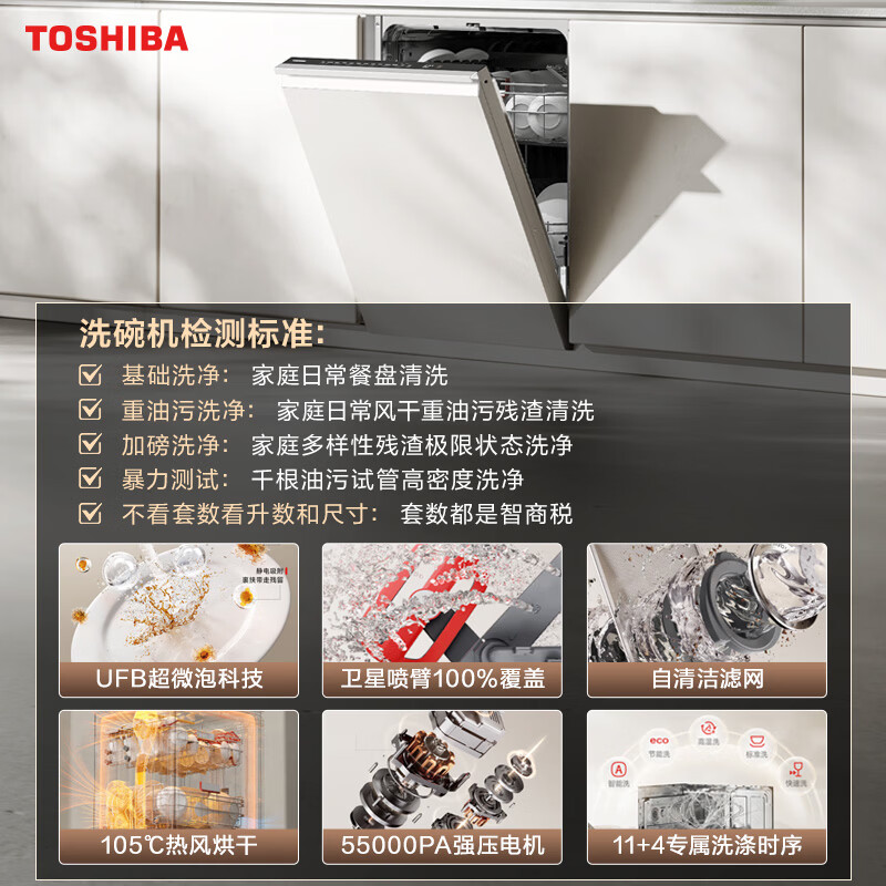 东芝DWTH0Pro-1625洗碗机图片
