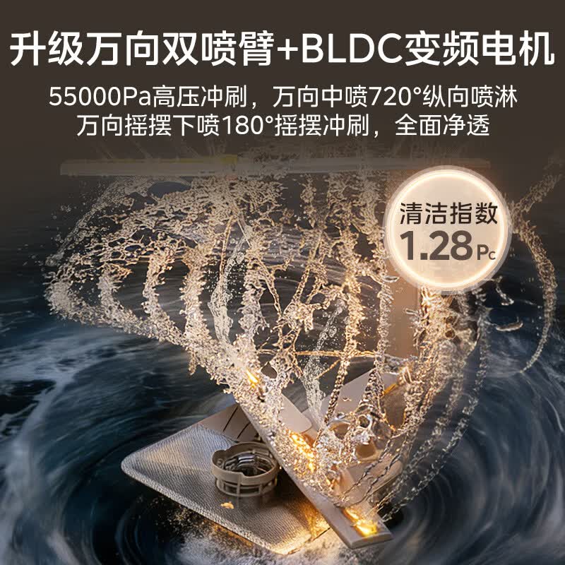 美的小西梅X7白洗碗机图片