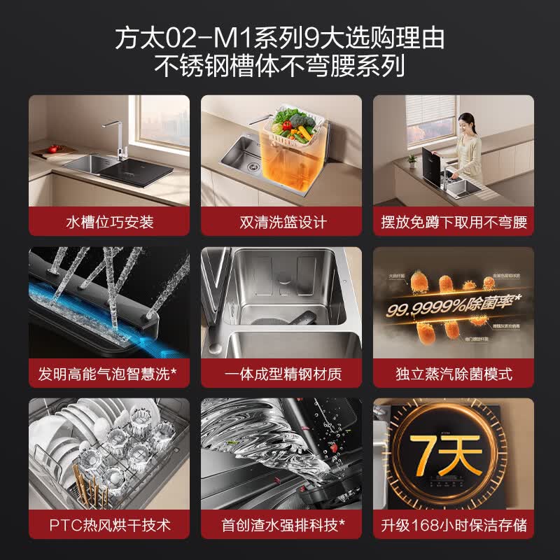 方太JBSD2T-02-M1L洗碗机图片
