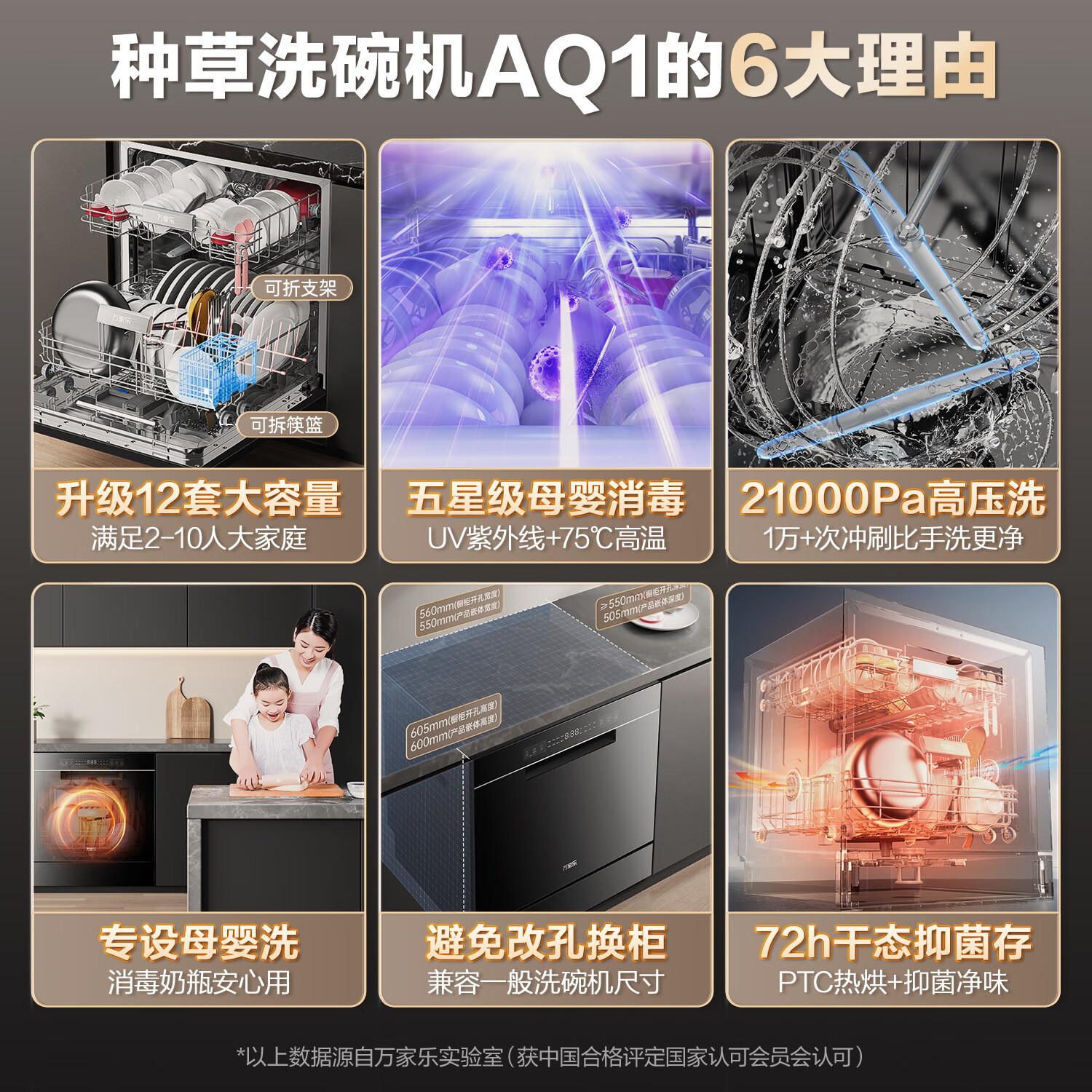 万家乐WQP12-AQ1洗碗机图片