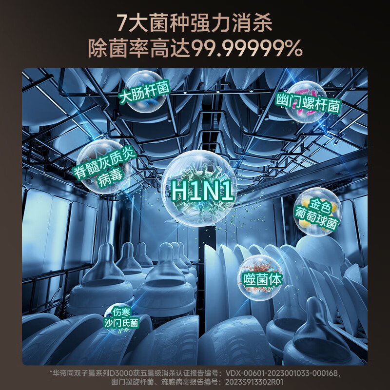 华帝JWF16-iD3000洗碗机图片
