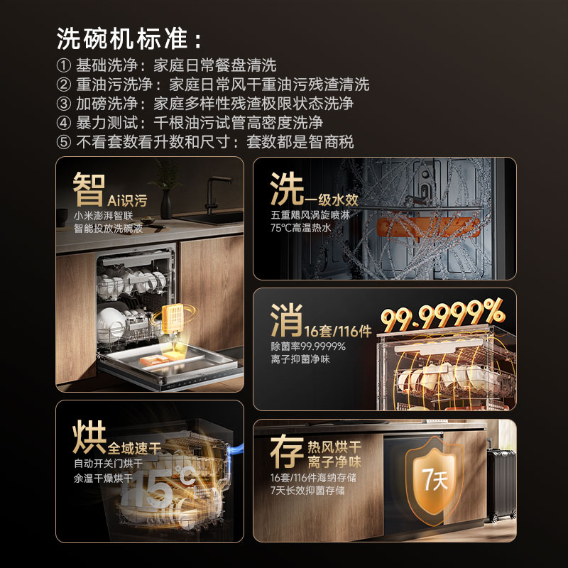 小米QMDW1603M洗碗机图片