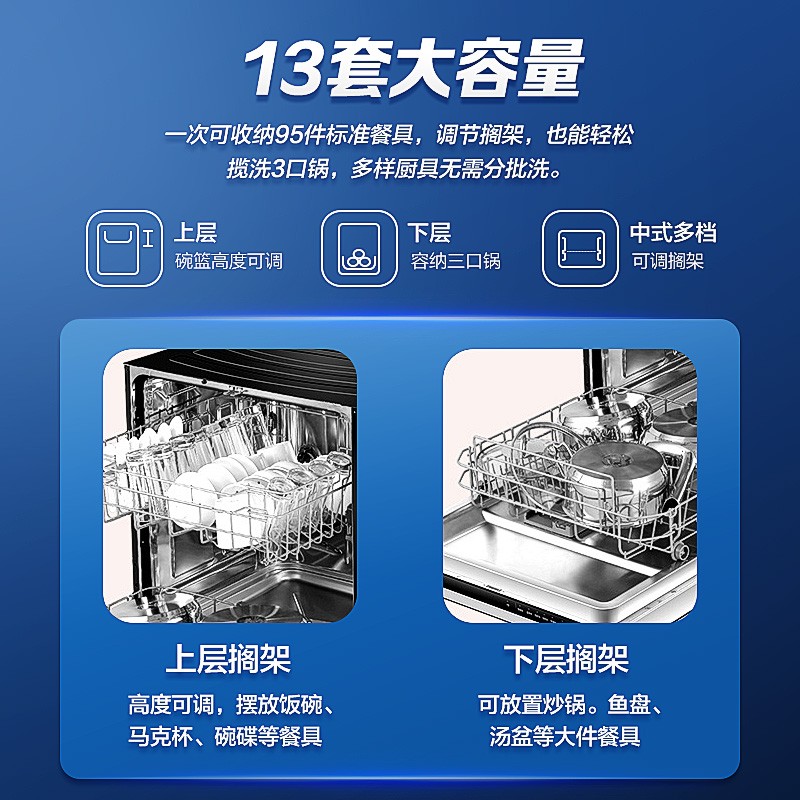 海尔EYW13029D洗碗机图片