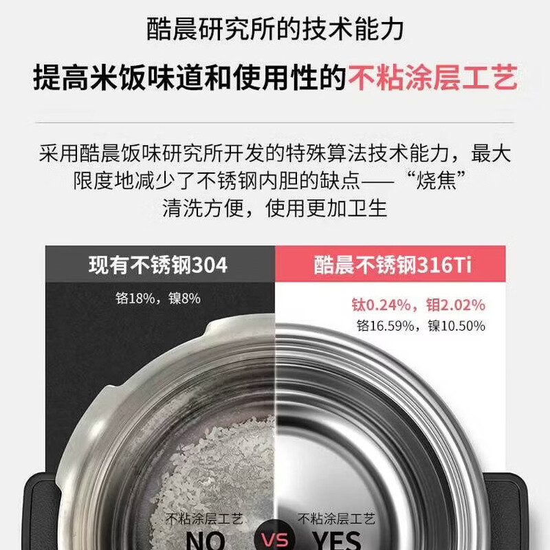 酷晨CRT-RPS0671I电饭煲图片