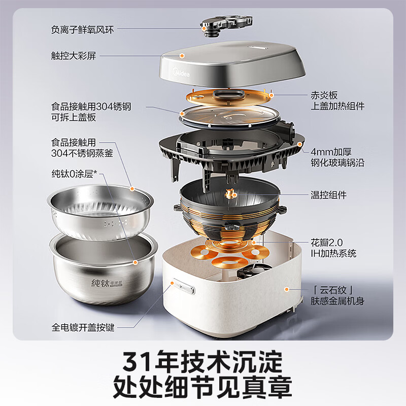 美的MB-50HB9T电饭煲图片