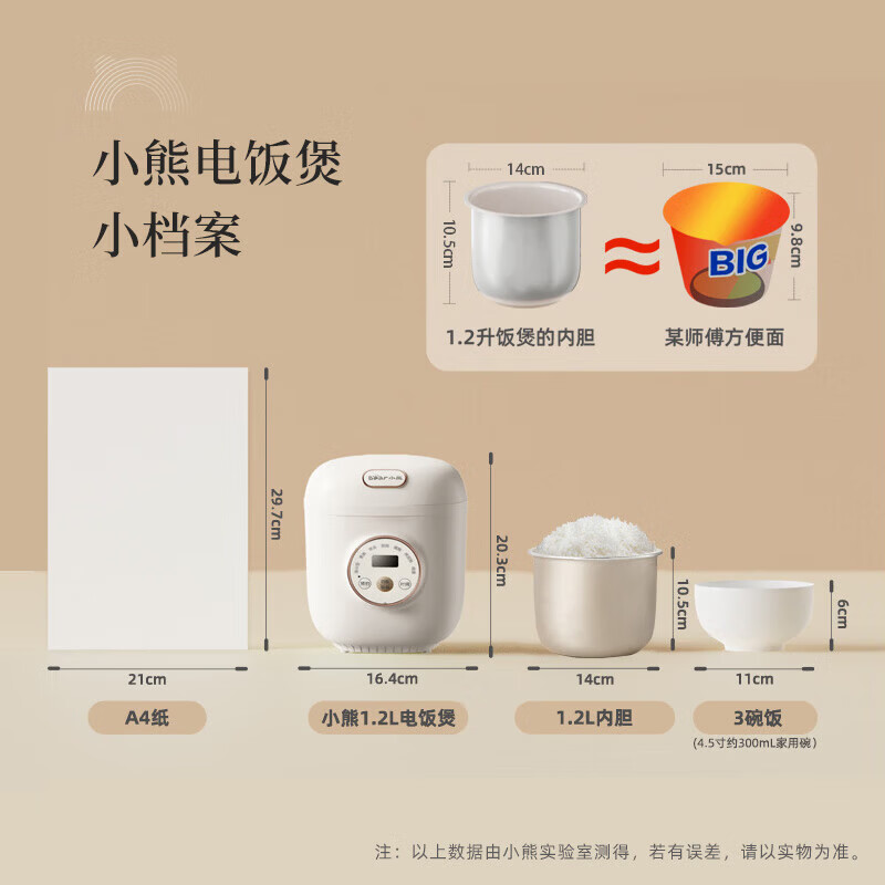 小熊DFB-C12L9电饭煲图片