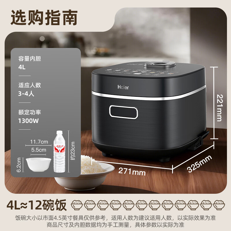 海尔HRC-I44YGU1电饭煲图片