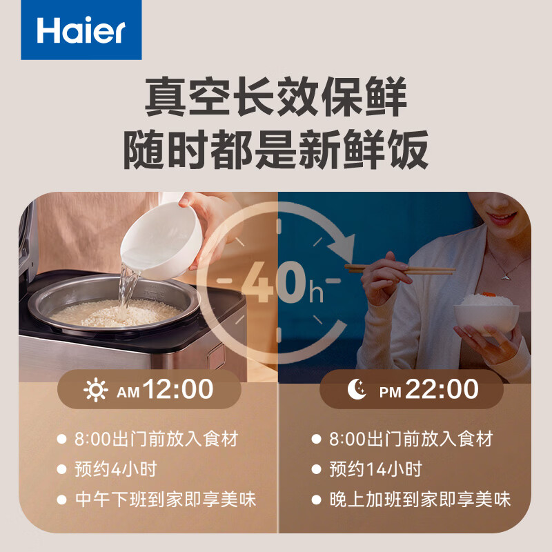海尔HRC-I54ZDBU1电饭煲图片