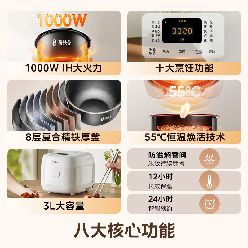 美的MB-CFB3099H电饭煲图片