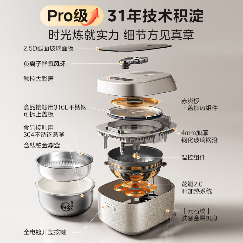 美的MB-40HB9电饭煲图片