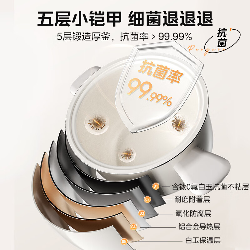 美的MB-RC208电饭煲图片