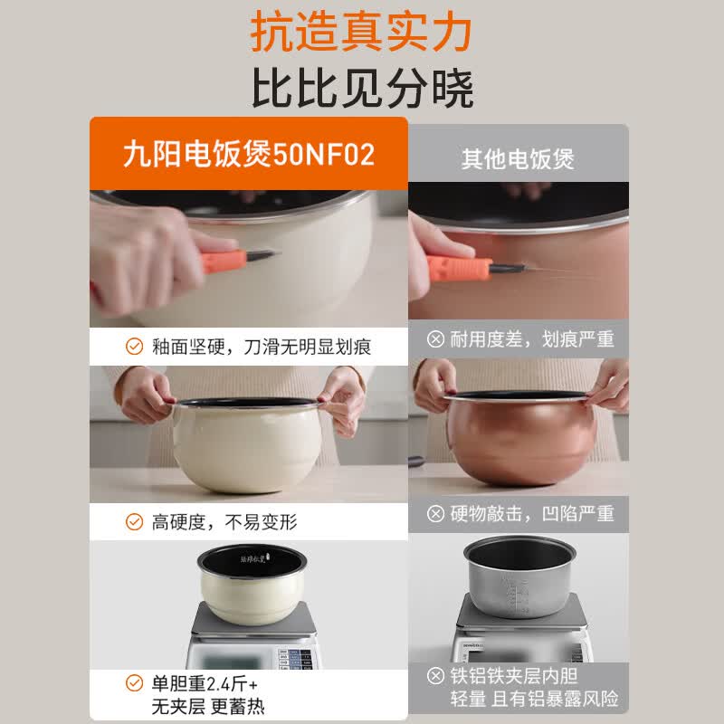 九阳F-50NF02电饭煲图片