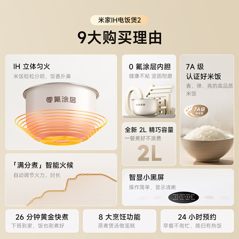小米MFB14D0电饭煲图片