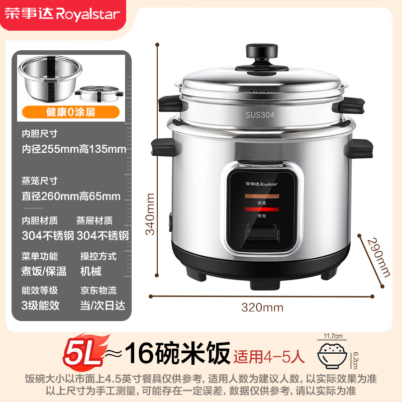 荣事达RZ-Y50G电饭煲图片
