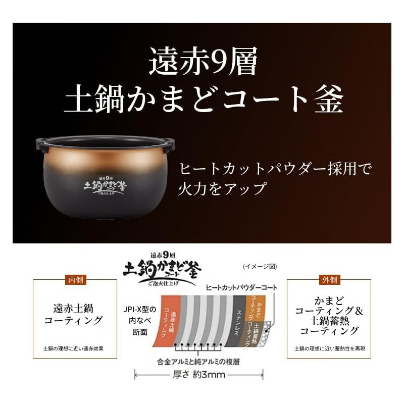 虎牌JPI-X180KX电饭煲图片