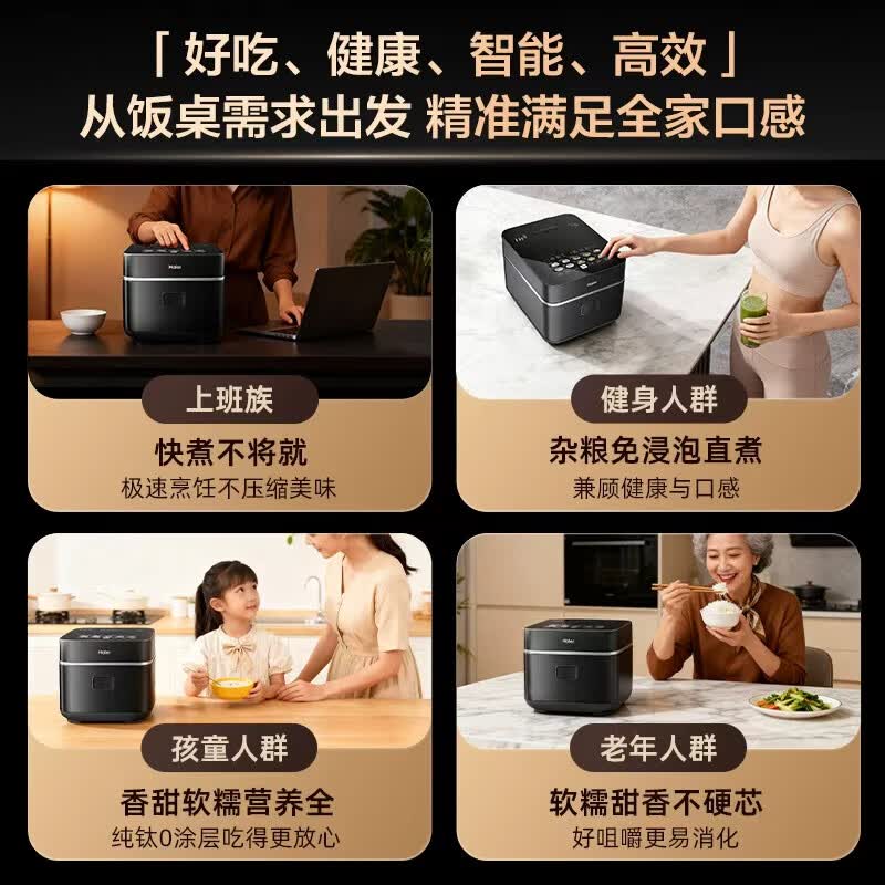海尔HRC-I54ZDG电饭煲图片