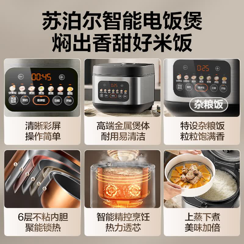 苏泊尔SF50FC0156电饭煲图片