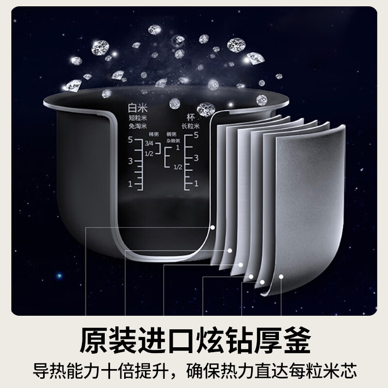 松下SR-CR10KSQ电饭煲图片