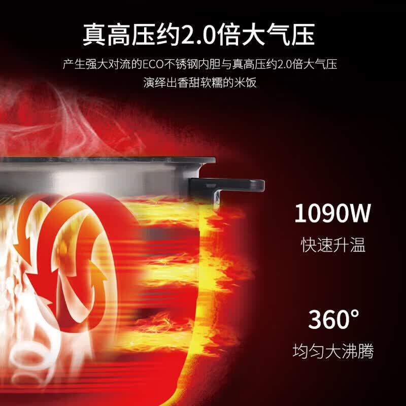 福库CRP-JHTS1011FS电饭煲图片