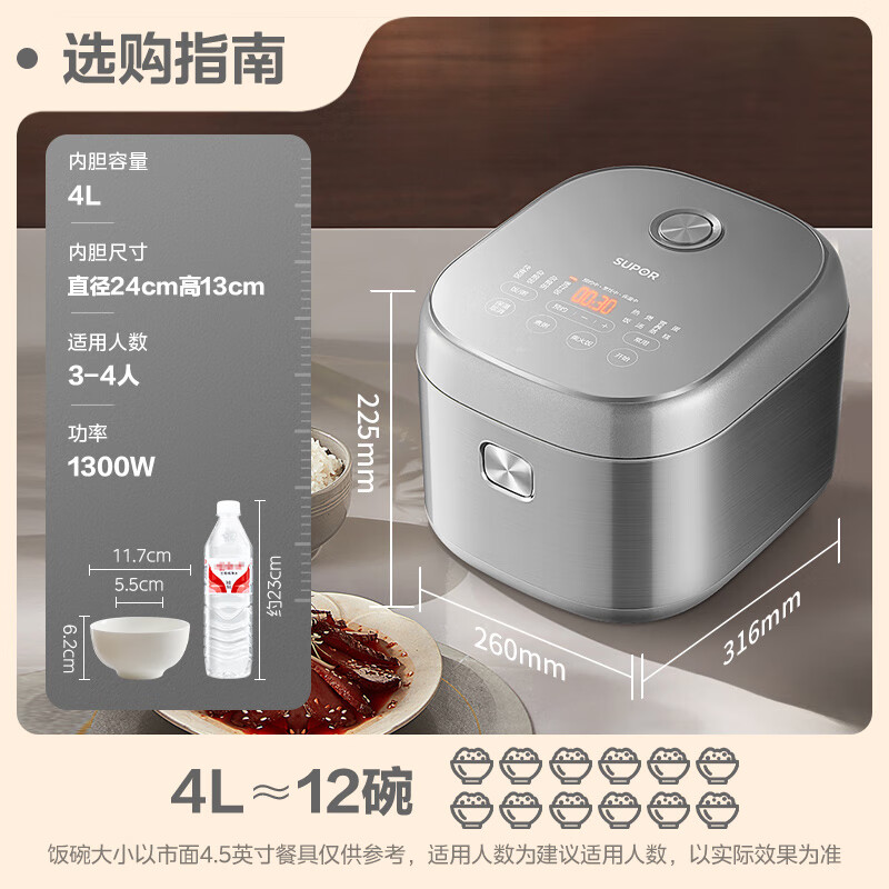 苏泊尔SF40HC1866电饭煲图片