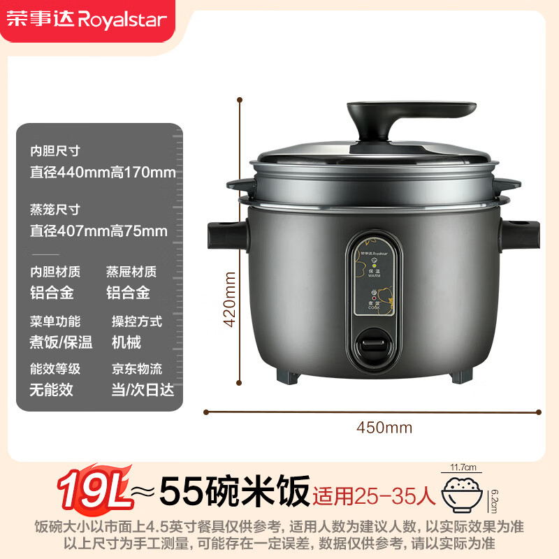 荣事达RZ-Y190Q电饭煲图片